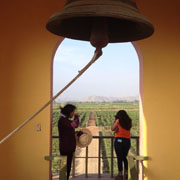 still photo of bell at Peruvian vineyard